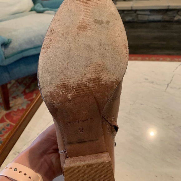 Madewell Billie Boots in Leather - Saddle Brown - Size 9 - Picture 6 of 7